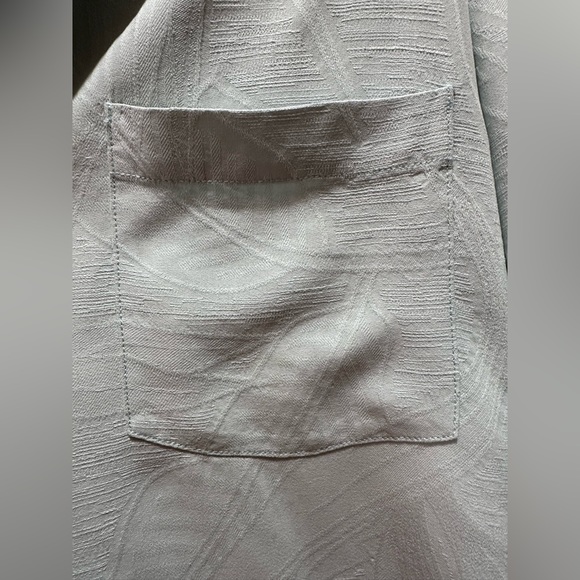 Tommy Bahama Shirt Mens Extra Large XLX Button Up Camp Hawaiian Seafoam Green - Picture 14 of 16